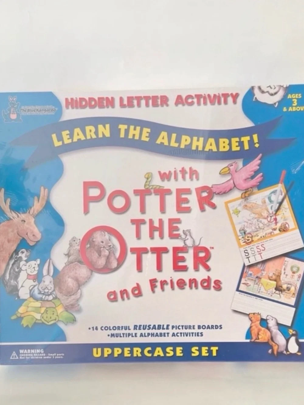 Potter The Otter Learn Alphabet Hidden Letter Activity Reusable Picture Boards